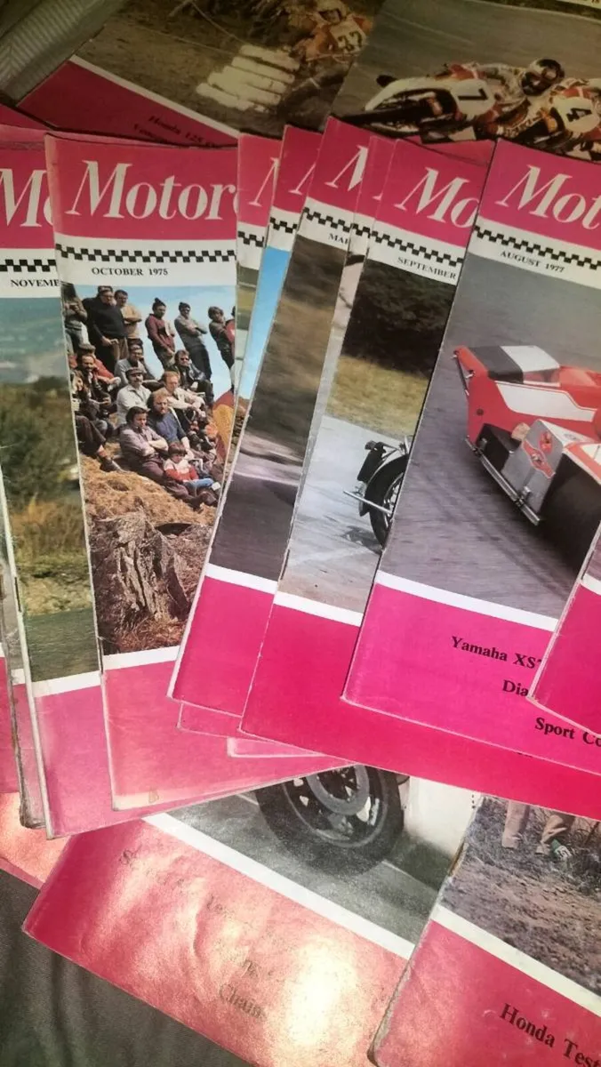 Vintage moterbike programs magazines 1960 to 1980s - Image 1