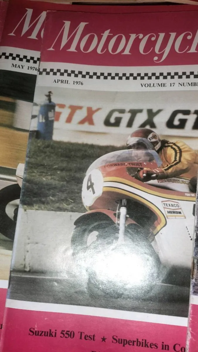 Vintage moterbike programs magazines 1960 to 1980s - Image 2
