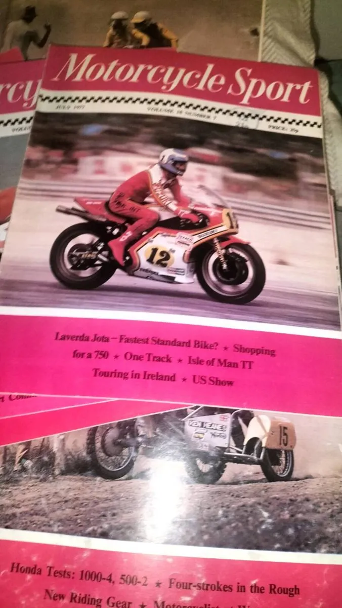 Vintage moterbike programs magazines 1960 to 1980s - Image 4