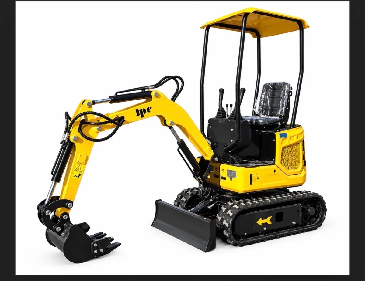 Brand New 1.3 ton Mini Digger With Auger - Image 1