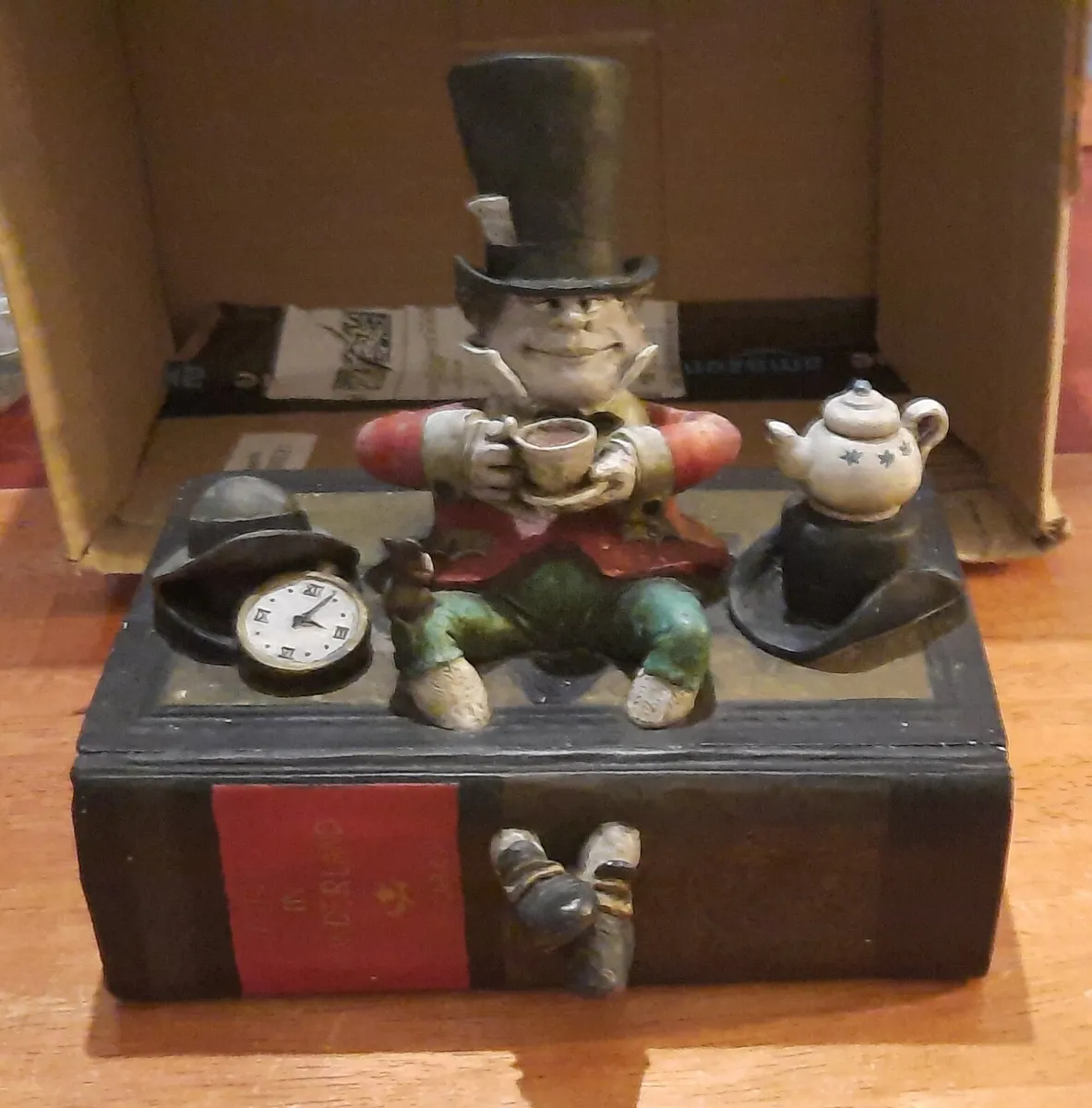 Mad Hatter Sculpture/ book display - Image 1
