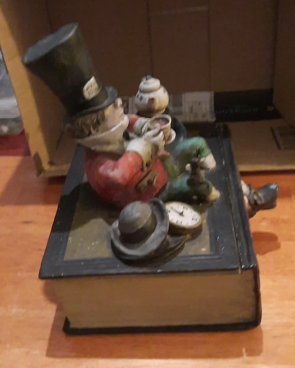 Mad Hatter Sculpture/ book display - Image 3