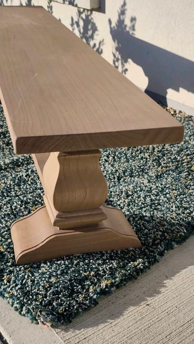 Monastery Dining Bench 200cm Ex Display - Image 2
