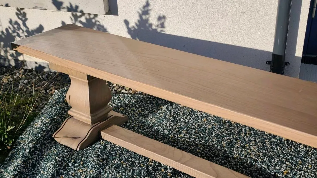 Monastery Dining Bench 200cm Ex Display - Image 4