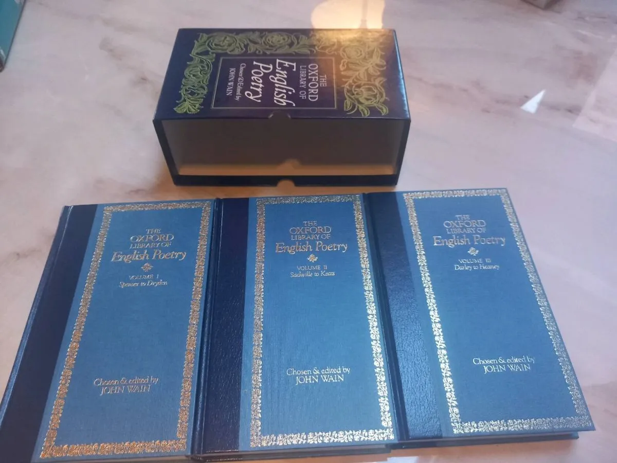 Oxford Library of English Poetry 3x hardbacks D18 - Image 2