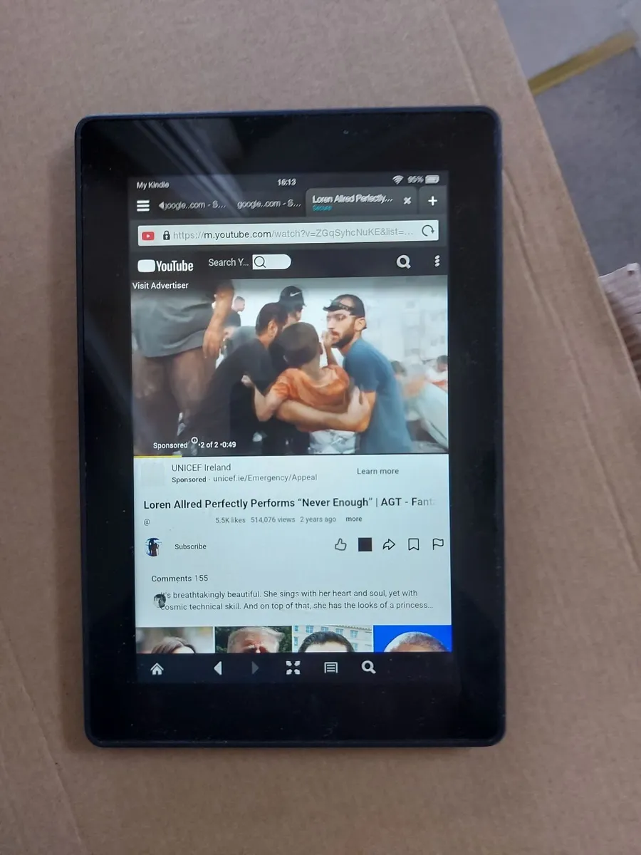 Amazon Kindle, Model D01400, Serial D01400 - Image 1