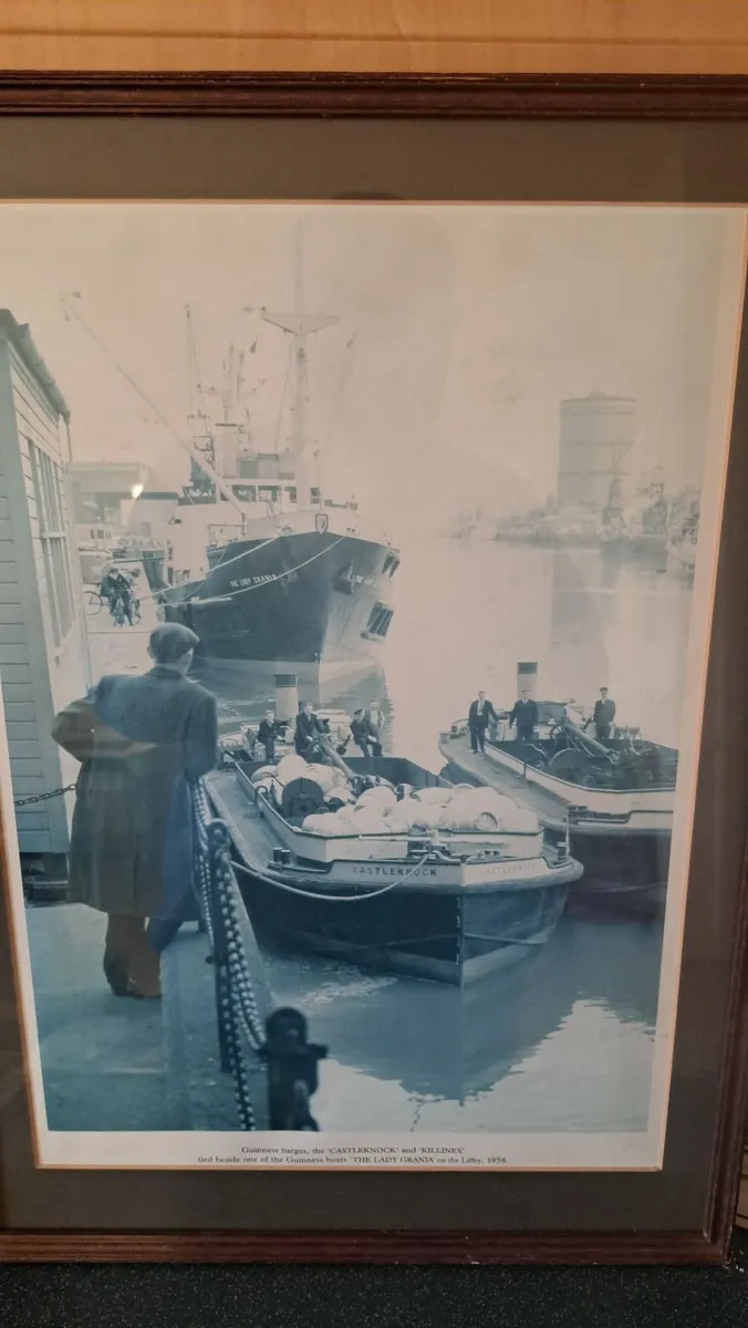 Framed vintage photo