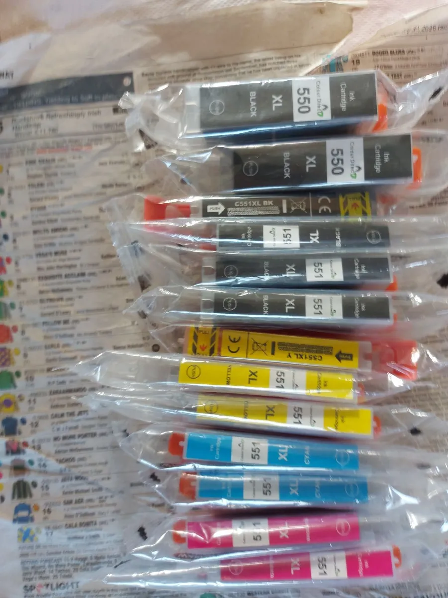 Selection of 13 NEW Canon compatible inks - Image 1