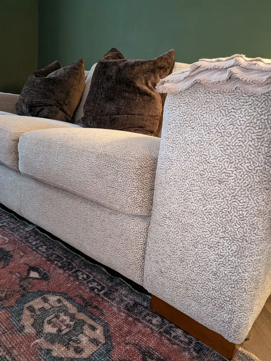 Beige Santorini Sofa 3 Seater - Image 3