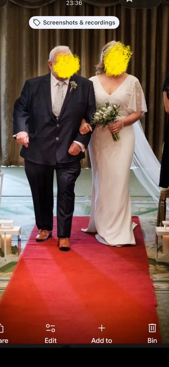 Wedding Dress 12/14 - Image 3