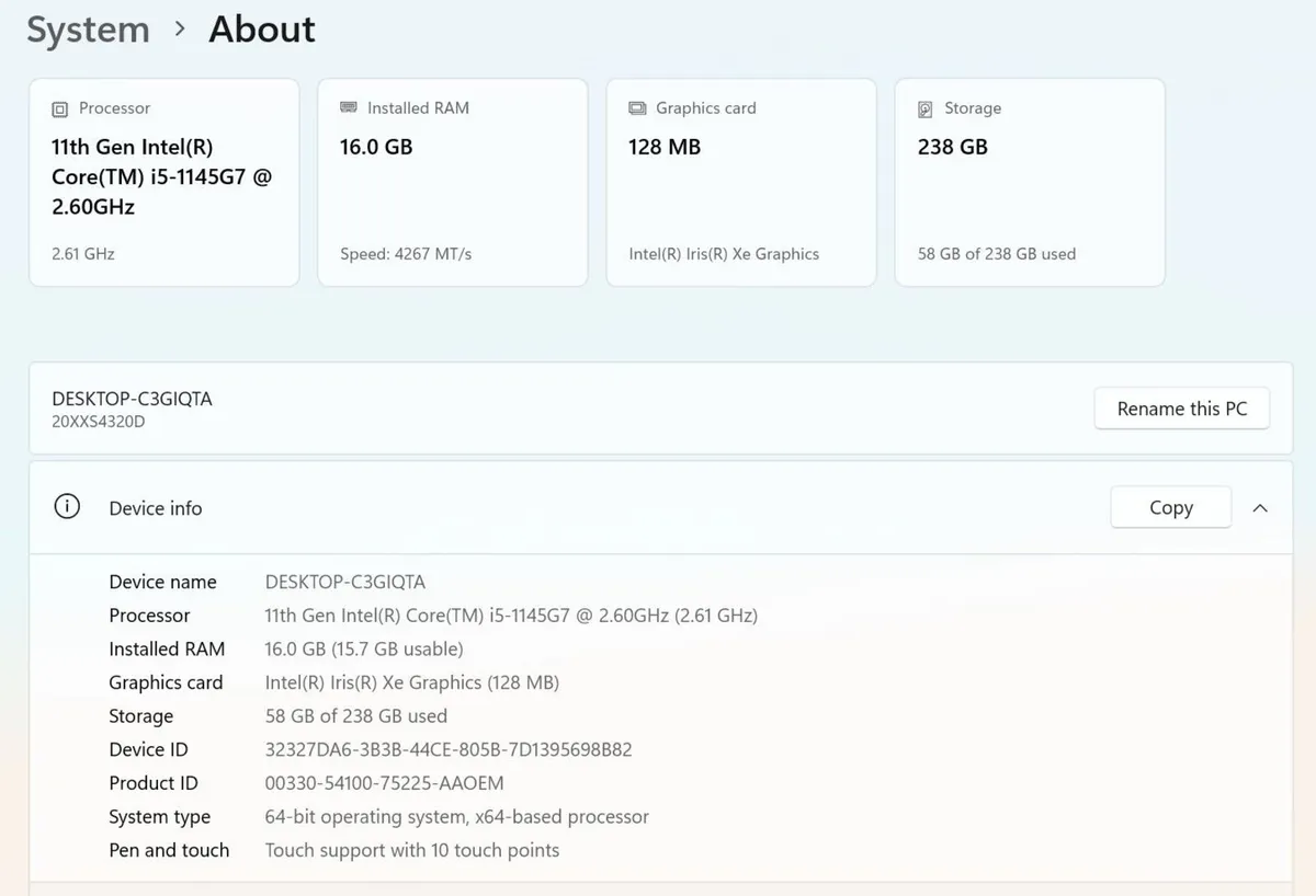 Lenovo X1 Carbon Gen9 Laptop | i5 vPro | 16GB | - Image 3