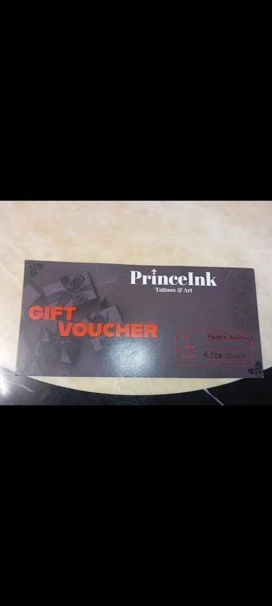 Tattoo voucher