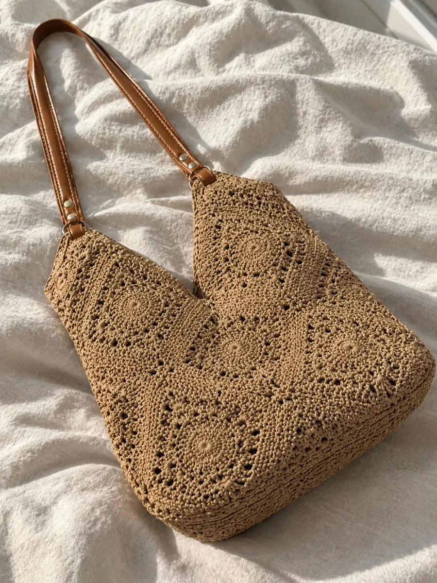 Handmade Crochet Bag - Image 3