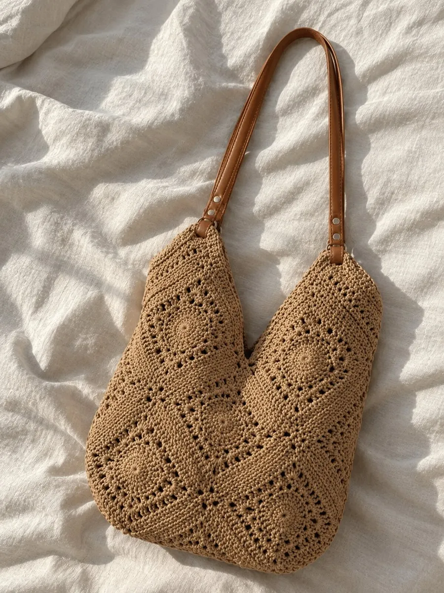 Handmade Crochet Bag - Image 2