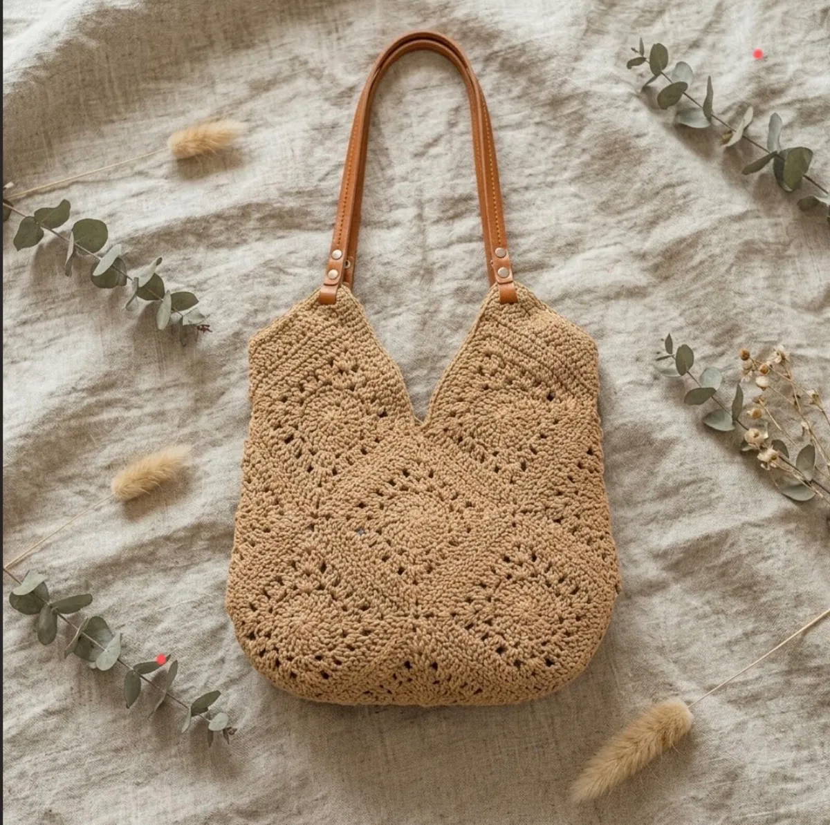 Handmade Crochet Bag - Image 1
