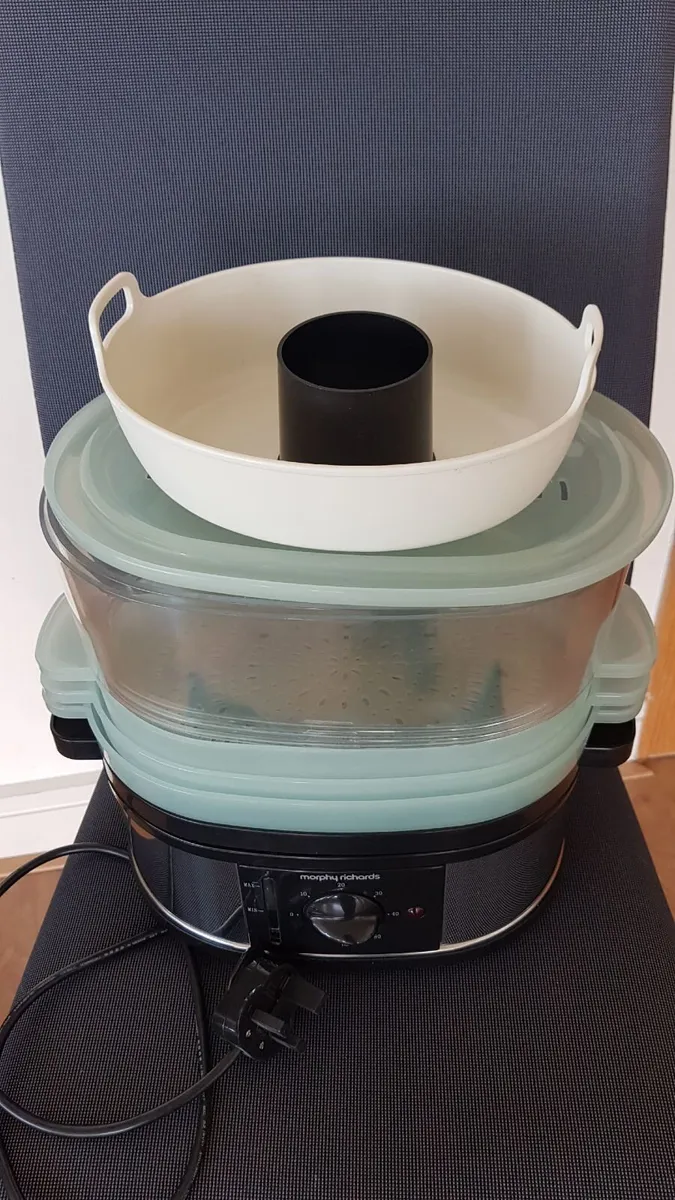 Food Steamer- Morphy Richards BRAND NEW with extra - Image 2