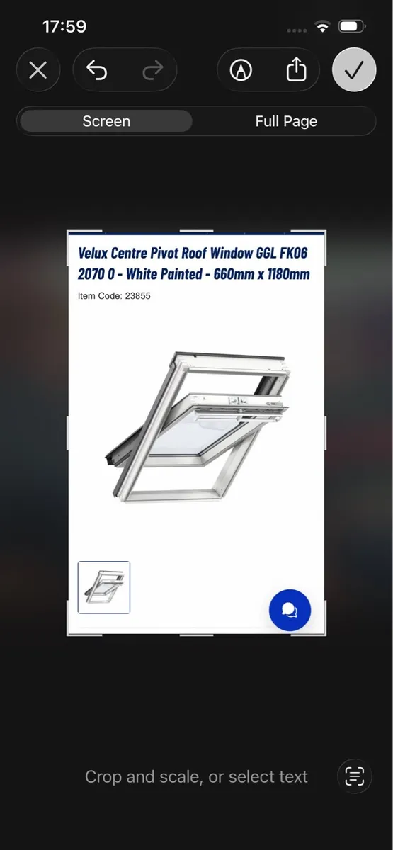 Velux roof window