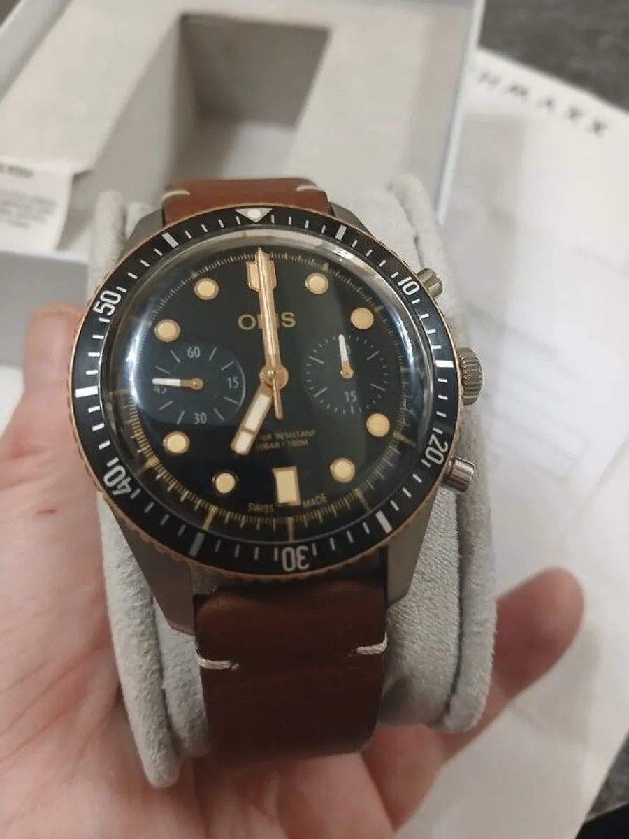 Oris Divers Sixty Five Chrono full set. - Image 1
