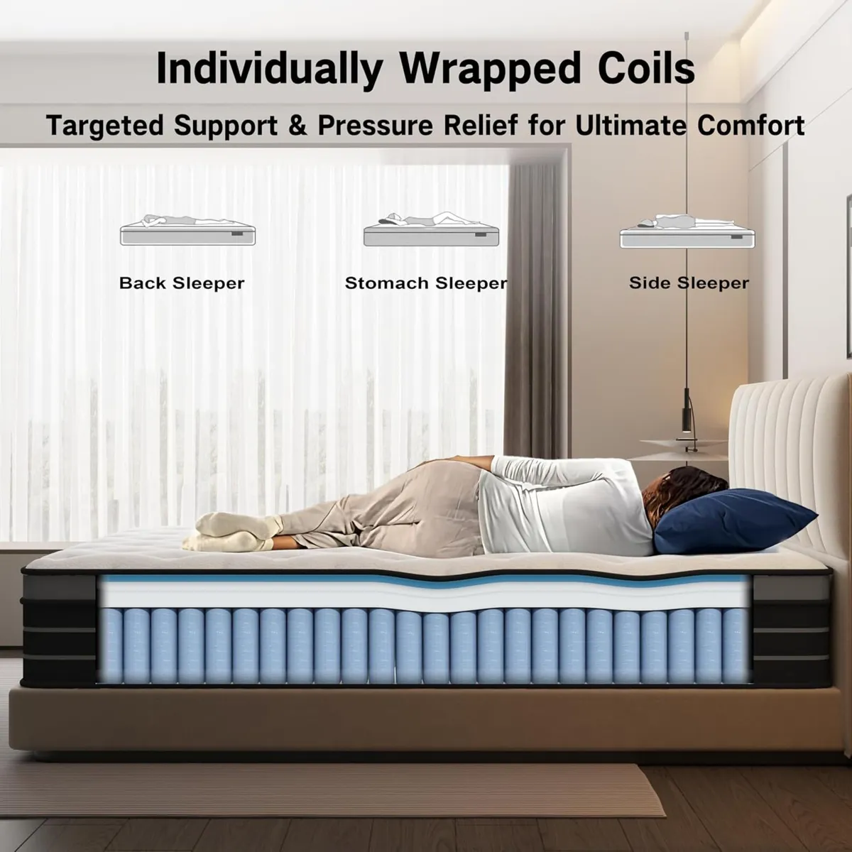 Mattress Memory Foam Hybrid - Image 2