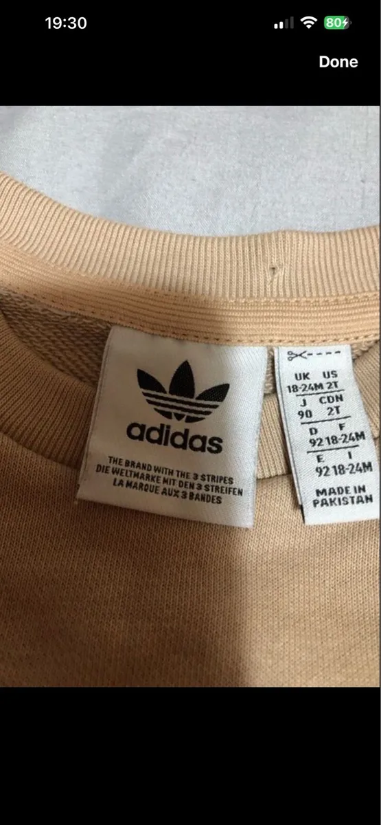 Boys adidas tracksuit 18/24 mths €10 - Image 3