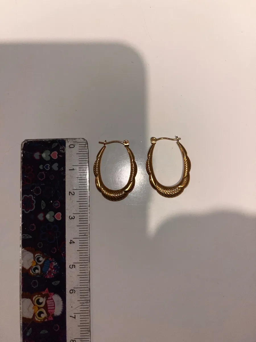 Gold earrings 9k - Image 1