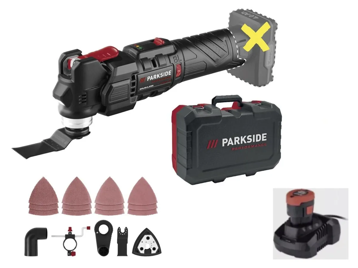 12V Parkside Brushless Multi-Tool kit - Image 1