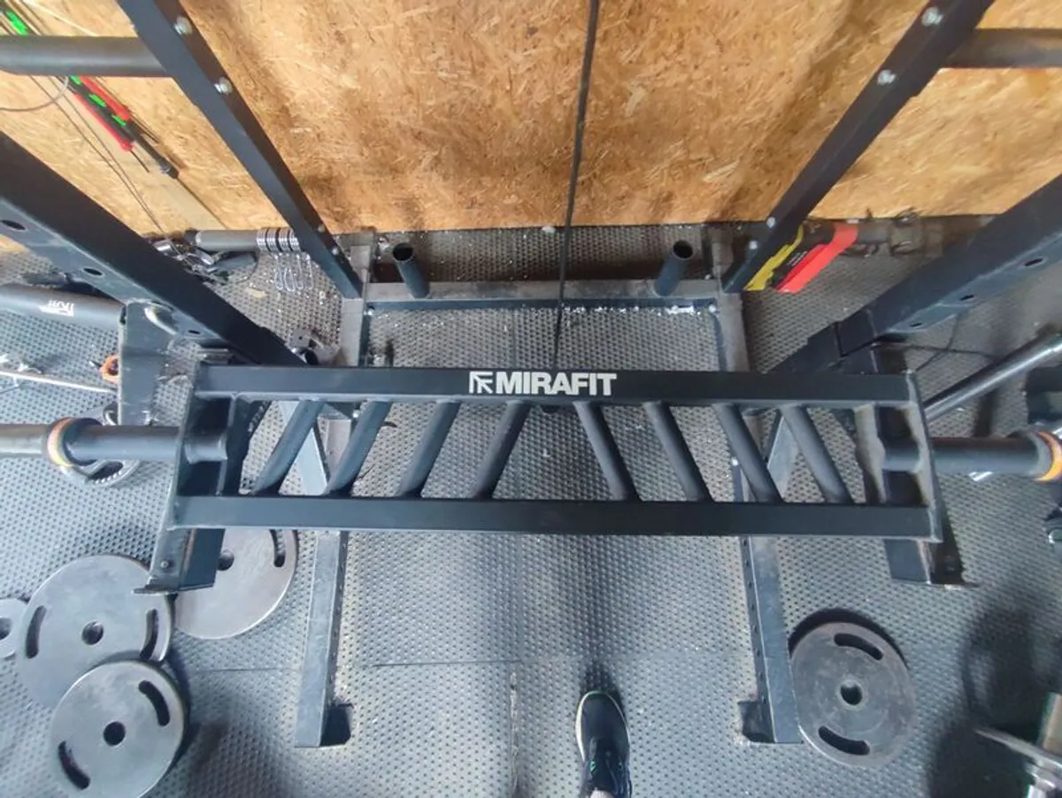 Gym Half Rack + Attachments  Home Gym Package - Image 3