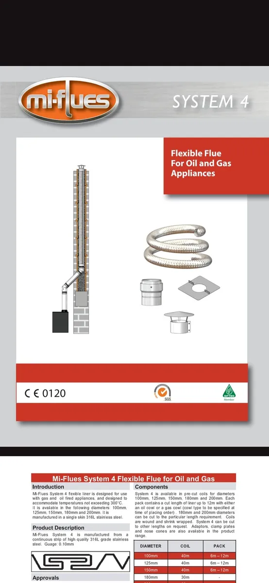Mi Flues Flexible Flue for Oil and Gas Appliances - Image 2