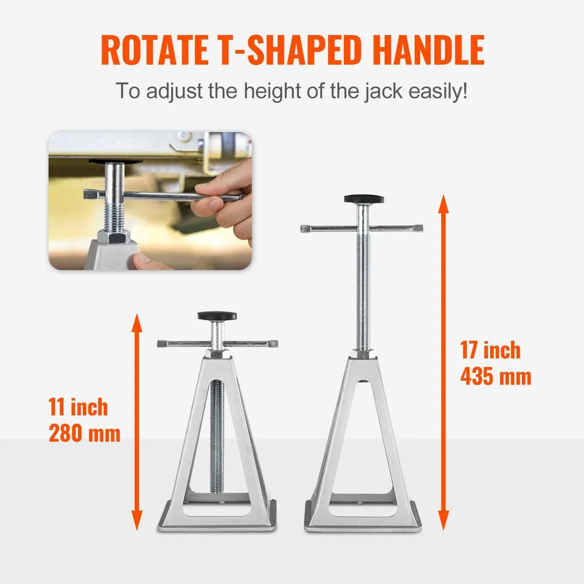 RV Stabiliser Jacks 4 Pack, 6000 lb Each - Image 3