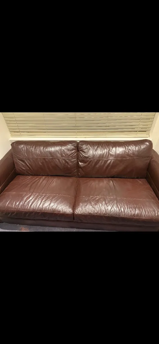 Leather sofa - Image 1