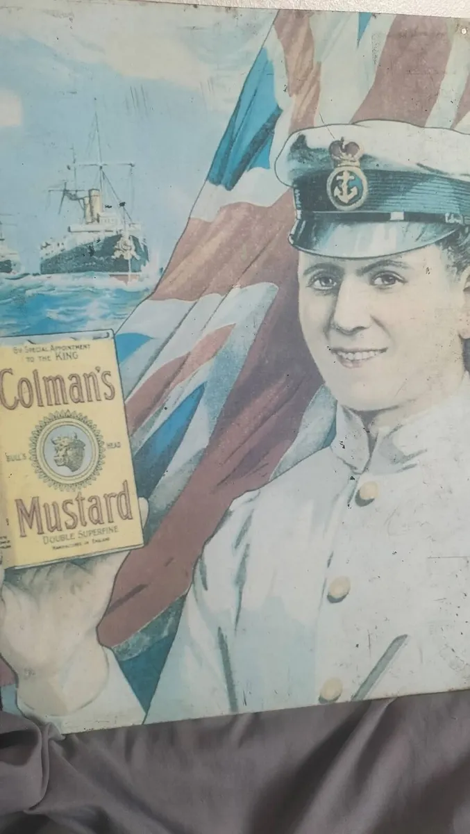 Old style mustard sign...