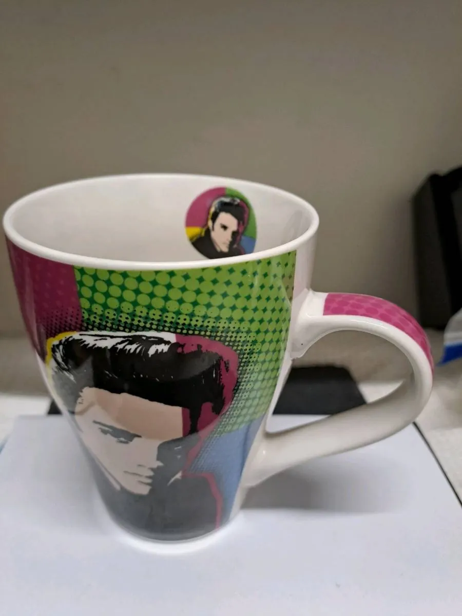 Elvis Presley Pop Art Fine China Mug - Image 3