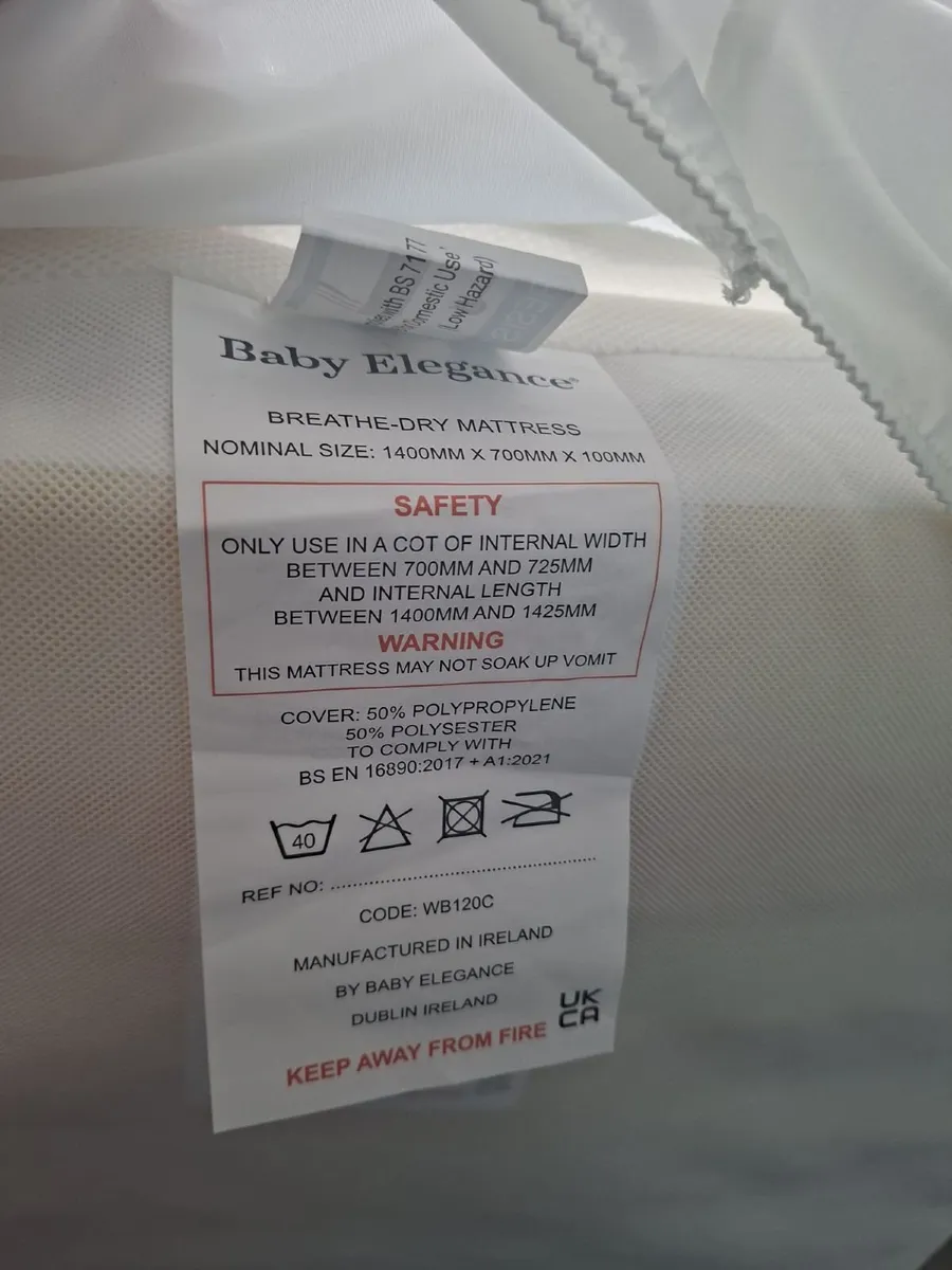 Mamas & Papas Toddler Bed + Baby Elegance Mattress - Image 3