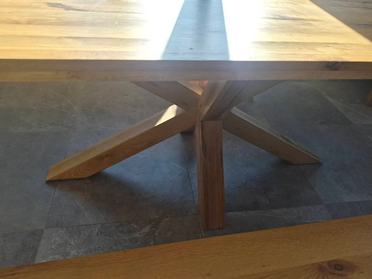 Kitchen table,bench and 4 chairs. - Image 1