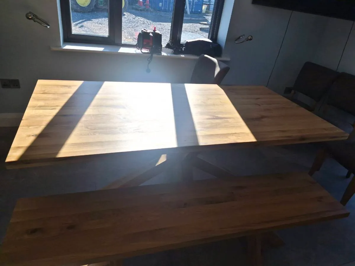 Kitchen table,bench and 4 chairs. - Image 3