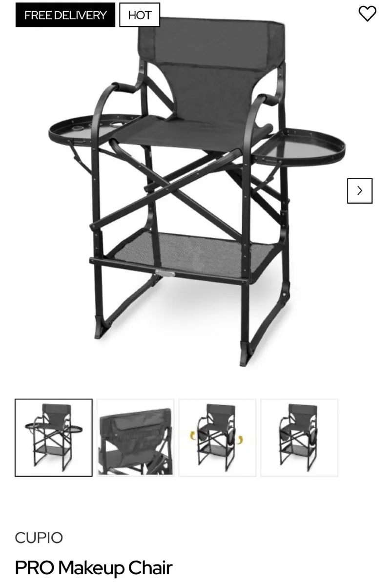 Makeup chair and light - Image 1