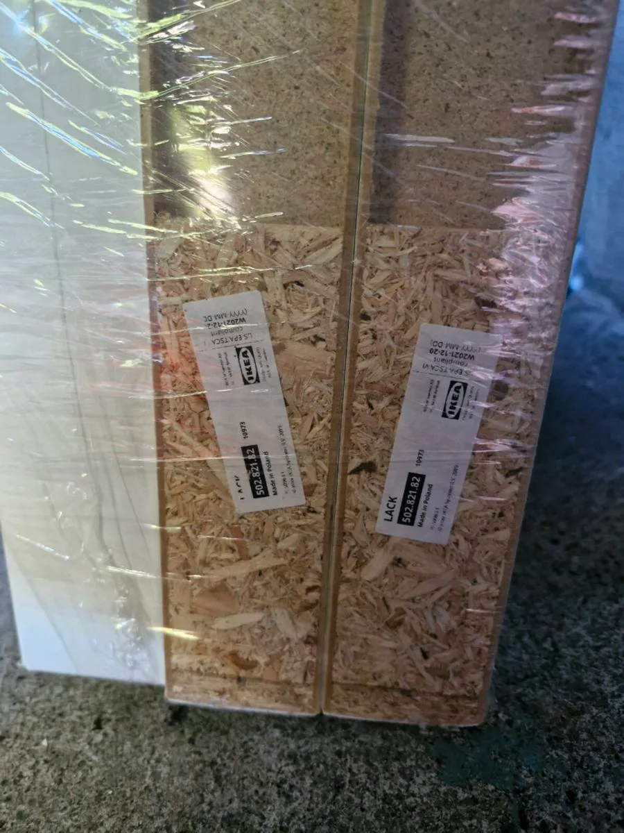 White Ikea Lack shelves - Image 2