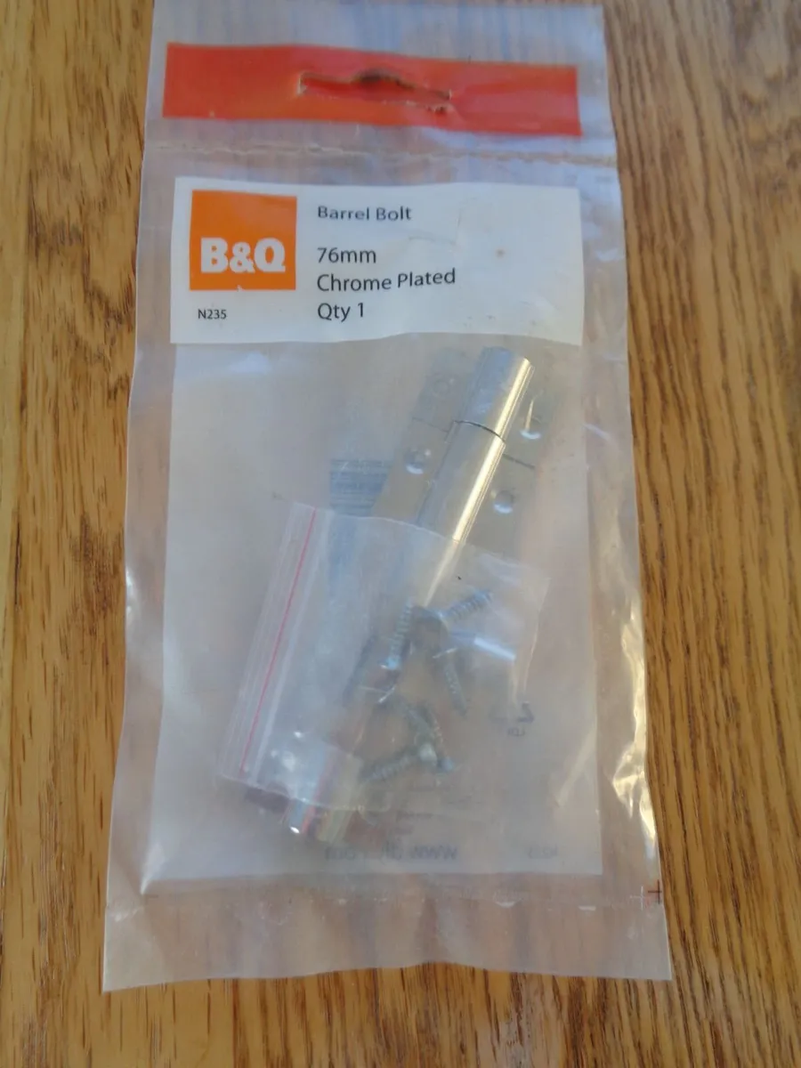 B&Q Barrel Bolt for Sale - Image 1