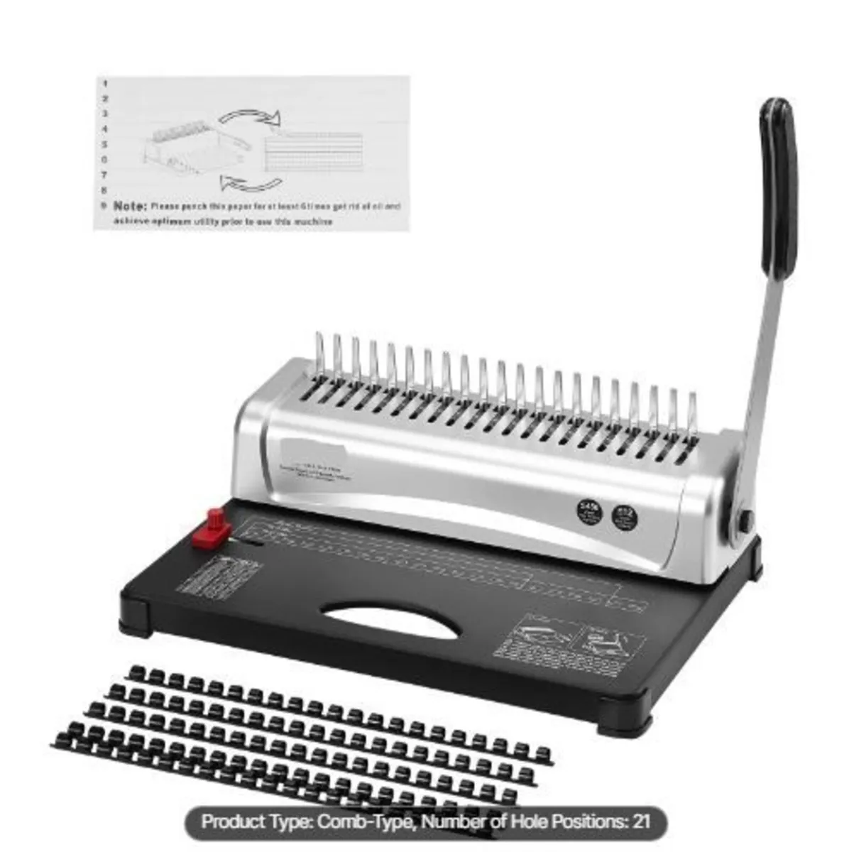 Binding Machine, Comb Binding Machine 21-Holes - Image 3