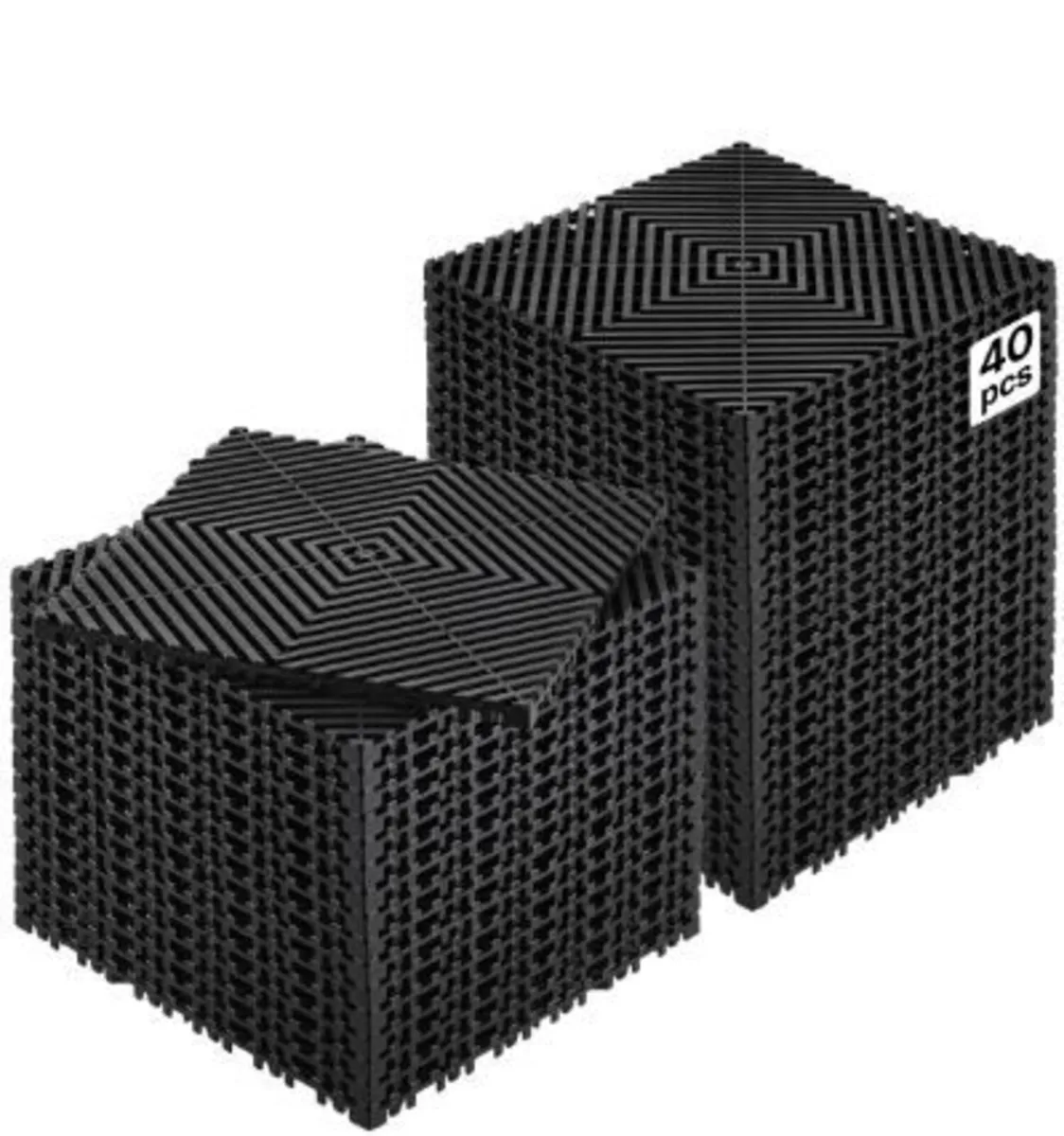 Interlocking Drainage Mat, 12” x 12” Modular - Image 1
