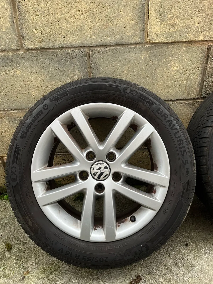 VW Golf mk tyres and alloys - Image 1