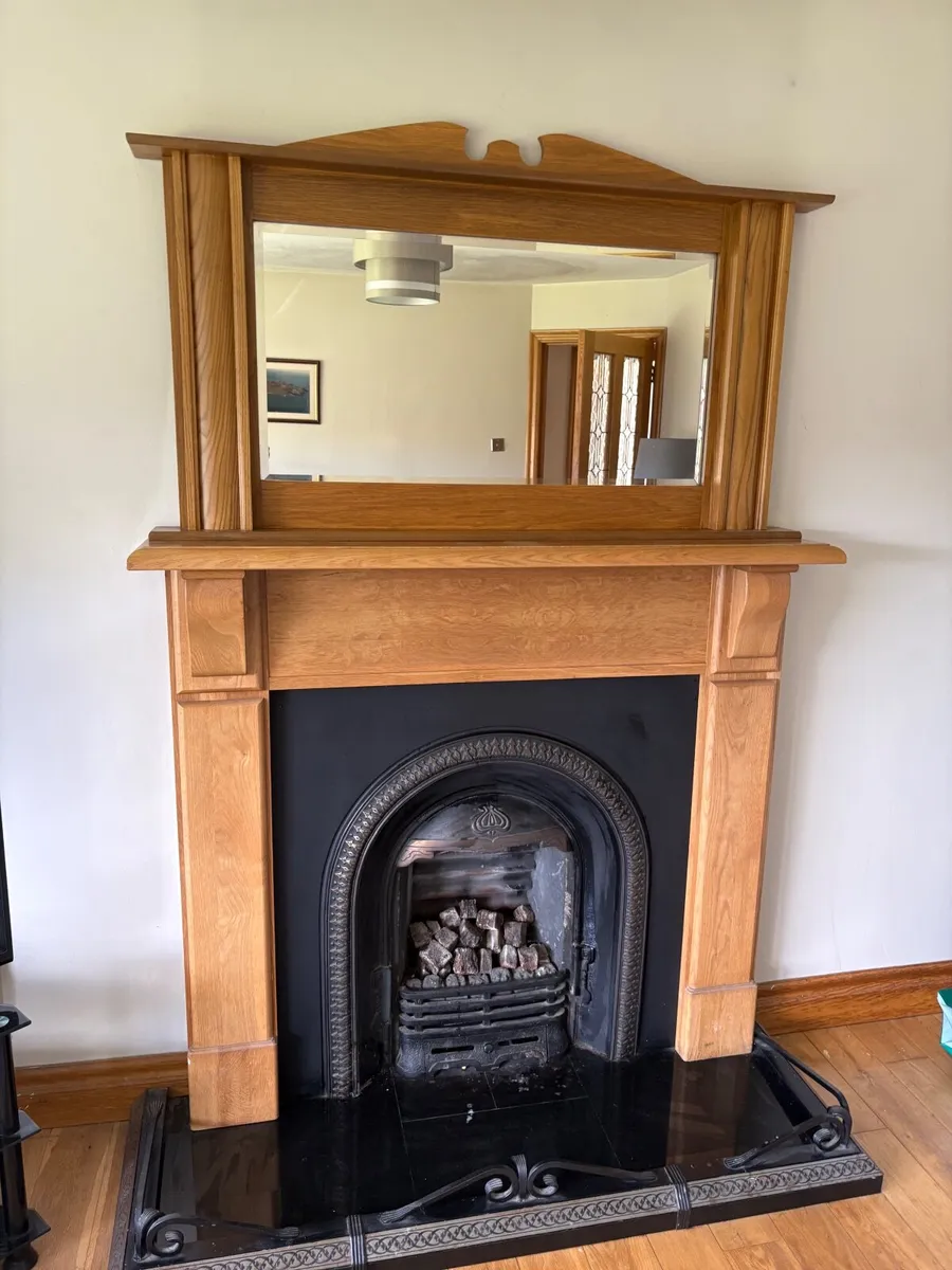 Oak fireplace - Image 3
