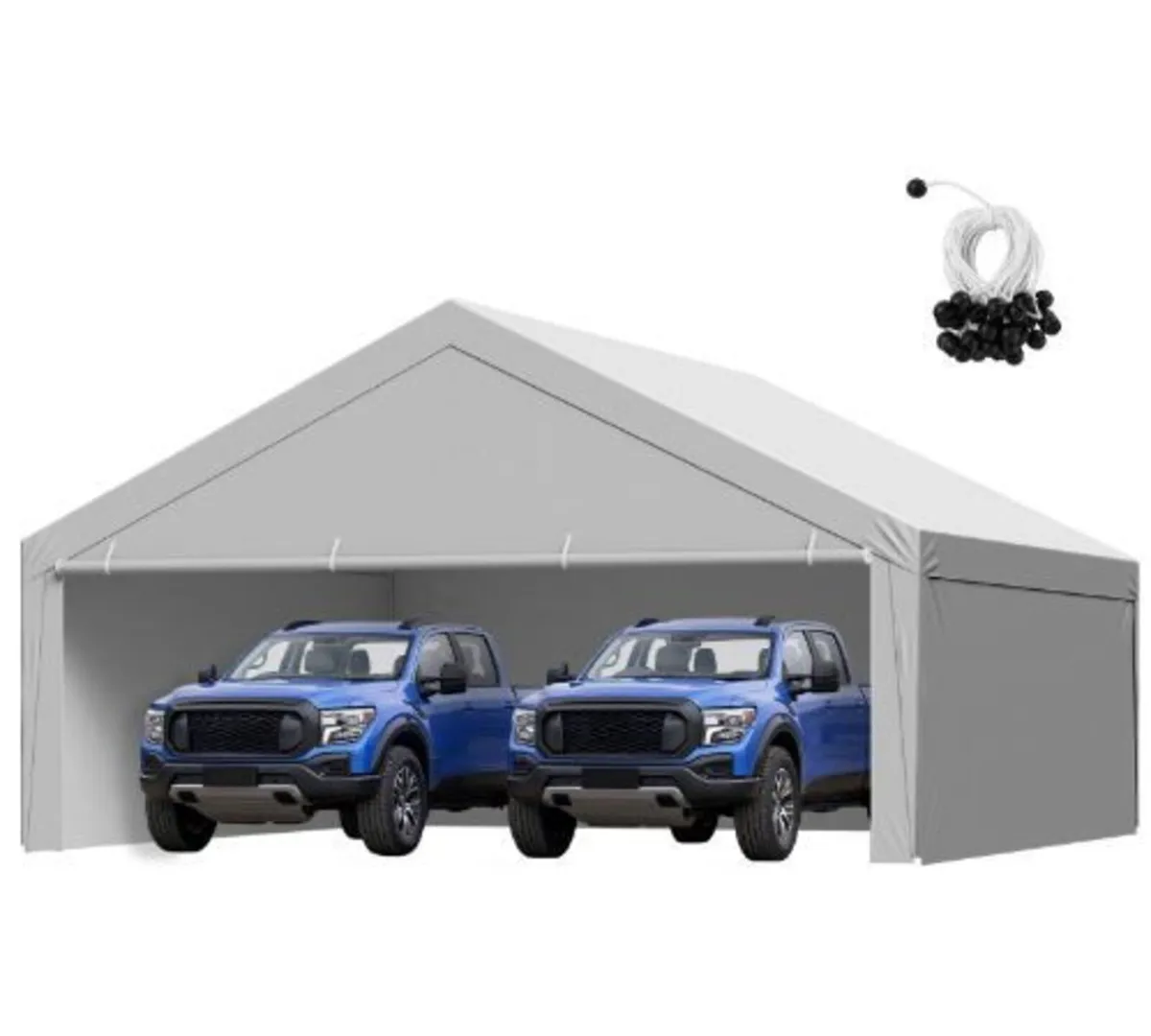 Carport Replacement Canopy, 6 x 6 m Potable - Image 1
