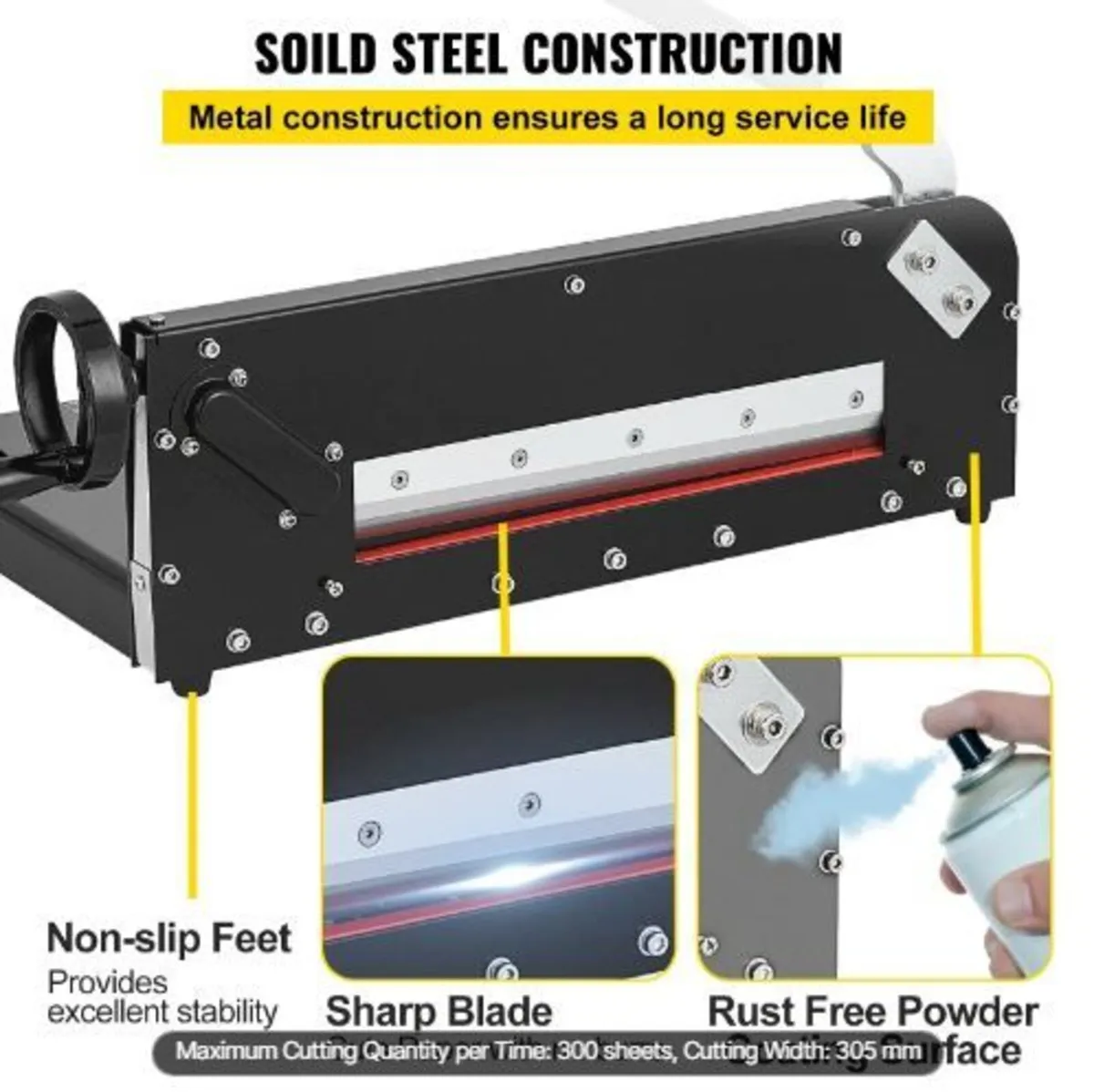 A4 Paper Guillotine 12" Width Paper Cutter - Image 1