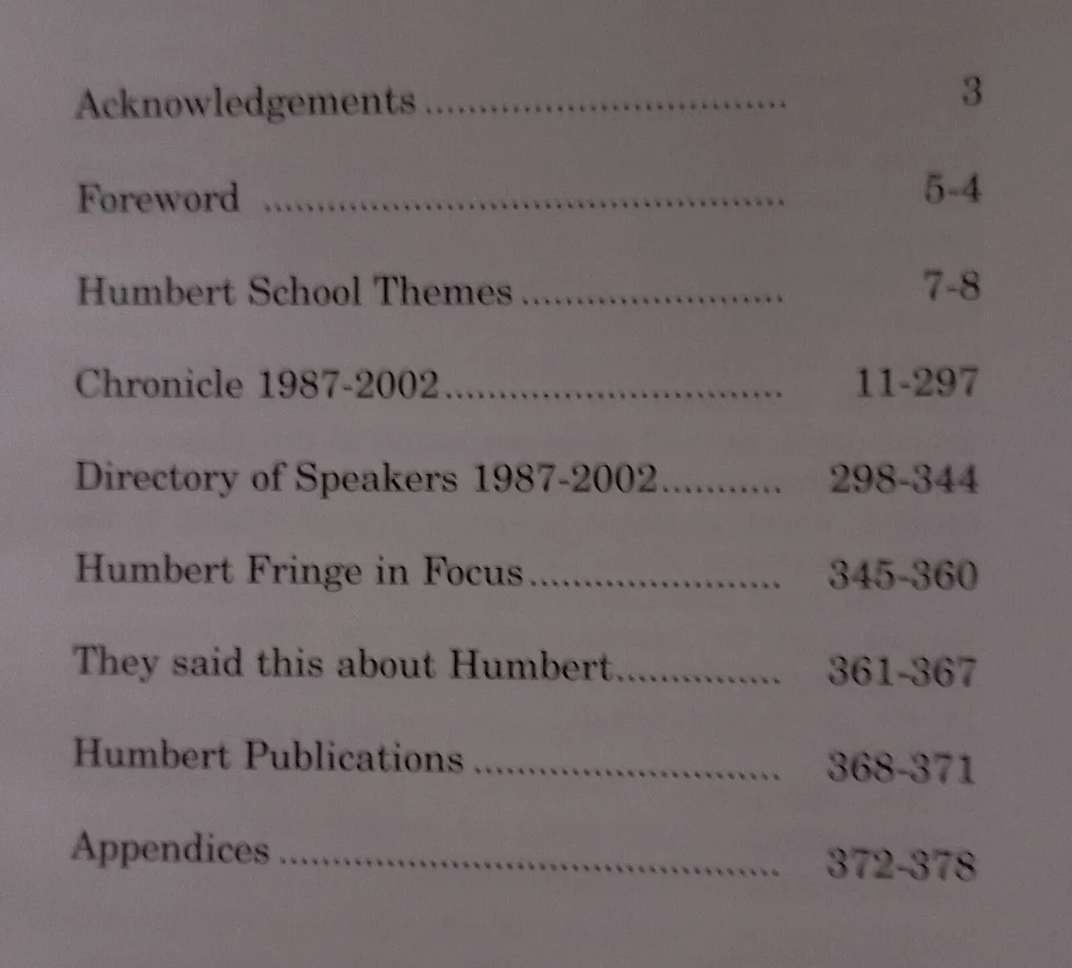 Humbert International Summer School Publication - Image 2