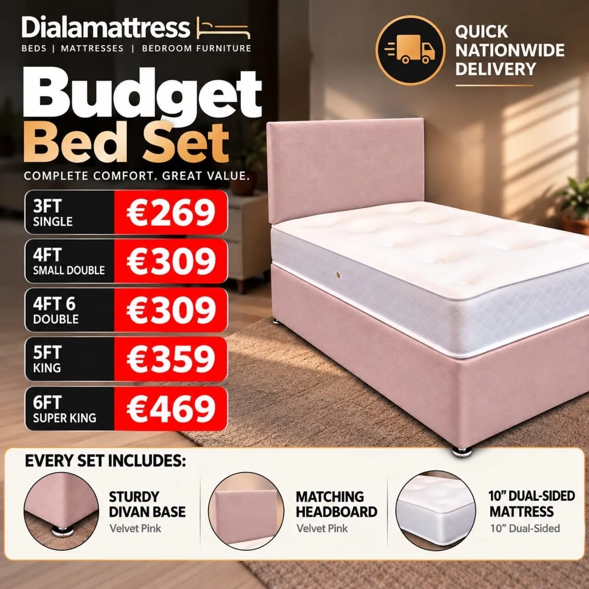 Bed and mattress sets - Image 1