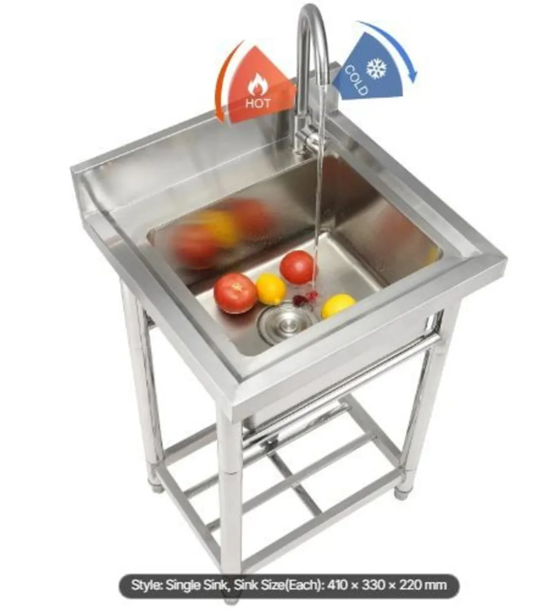 Stainless Steel Utility Sink - Image 4