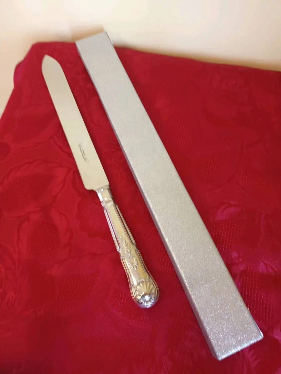 King's Pattern  Handle. Bread/Cake Knife - Image 2