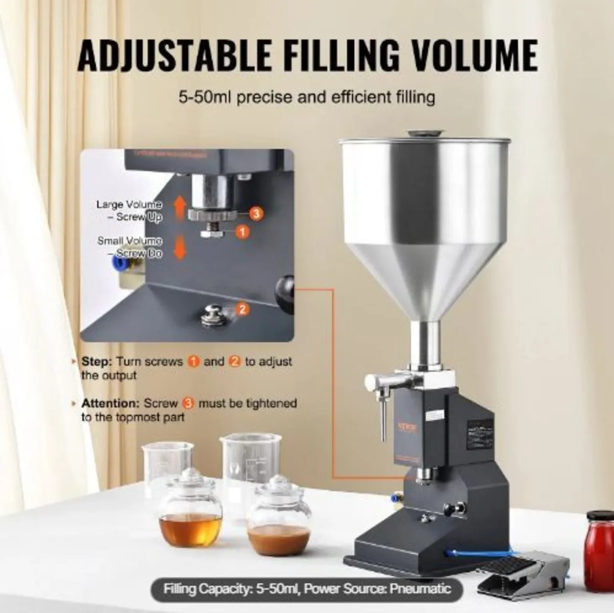 Pneumatic Paste Liquid Filling Machine - Image 4