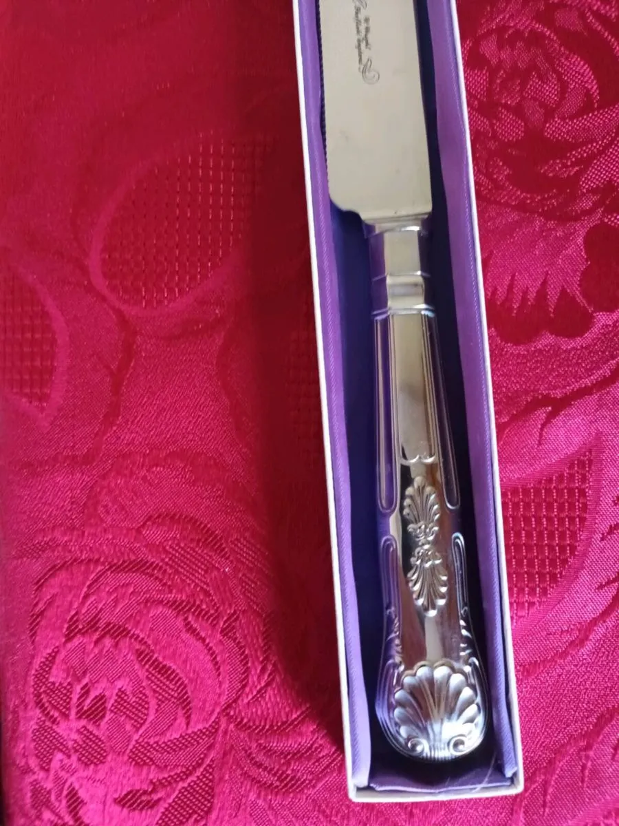 King's Pattern  Handle. Bread/Cake Knife - Image 4
